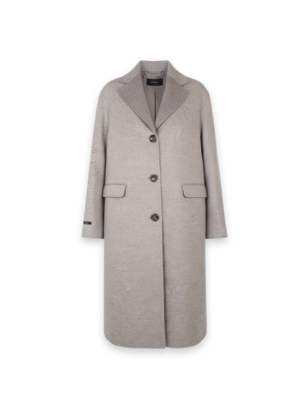 Cashmere and wool coat 