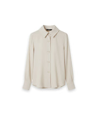 Klassiche Hemdjacke aus Wolle