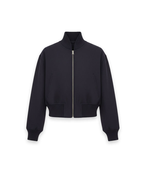 Bomberjacke aus Wolle