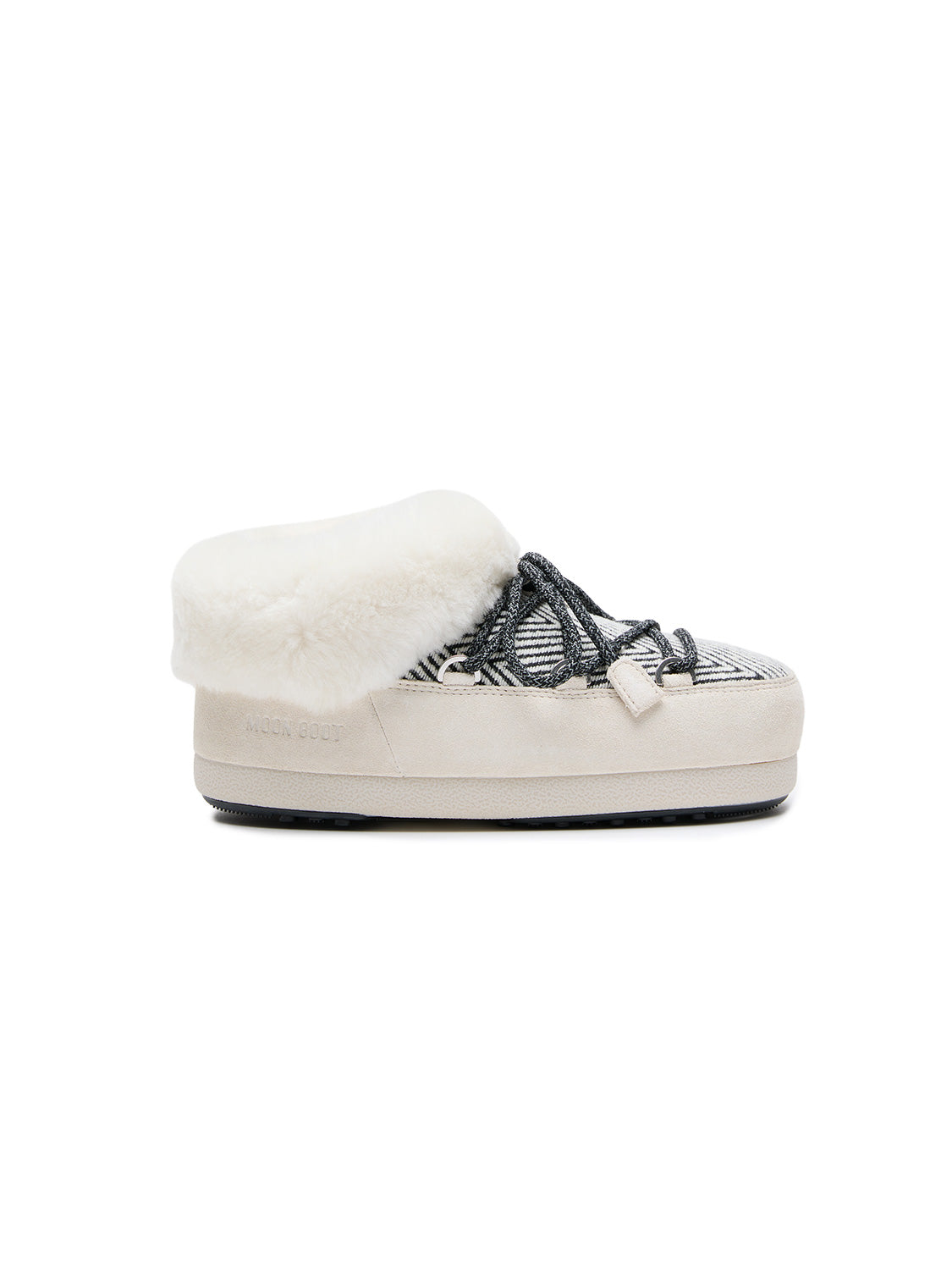 MOON BOOT X GUEST IN RESIDENCE EVX CHALET MULES MIT KUNSTPELZ