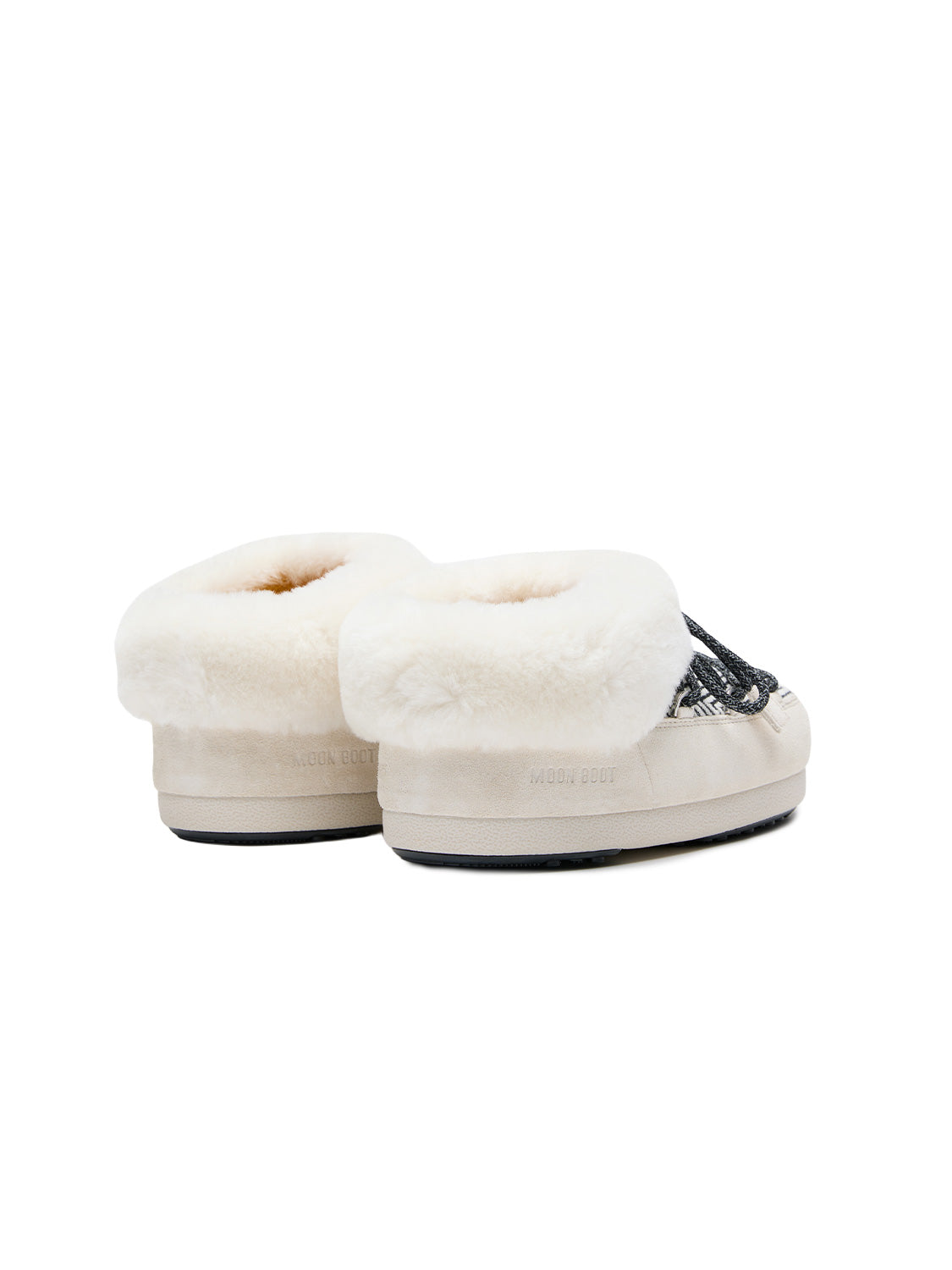 MOON BOOT X GUEST IN RESIDENCE EVX CHALET MULES MIT KUNSTPELZ