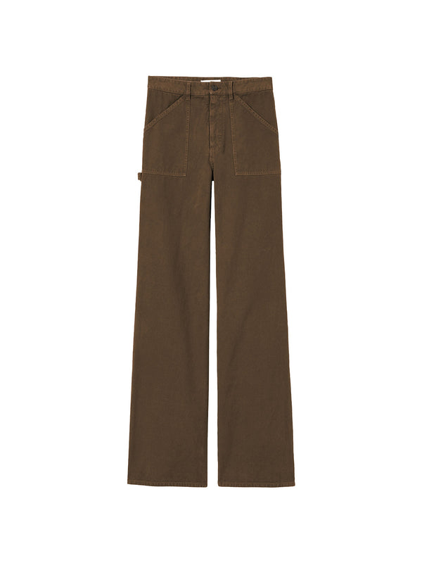 Quentin – Wide-Leg Denim aus Twill Baumwolle