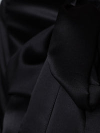 Bluse mit Schluppen-Detail aus Seide