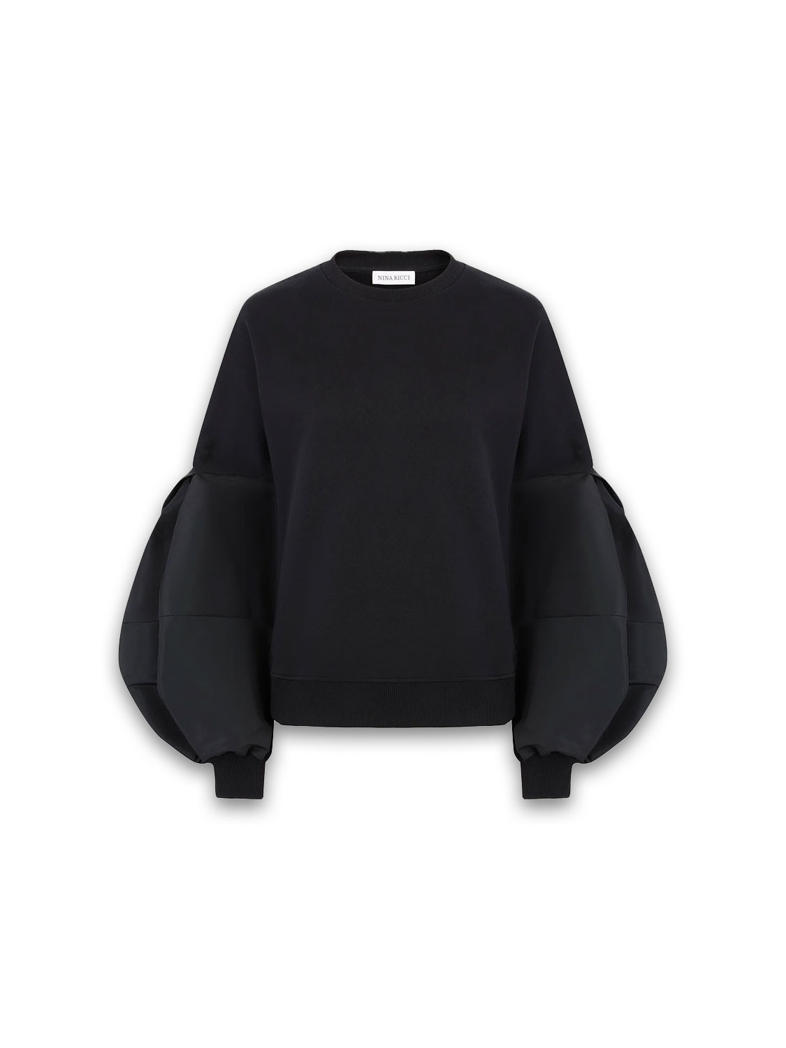 Twisted Fleece – Pullover mit Ballonärmeln