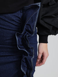 Draped – Minirock mit drapierter Partie