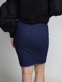 Draped – Minirock mit drapierter Partie