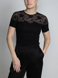 Fluid Jersey – Spitzen-top