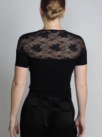 Fluid Jersey – Spitzen-top