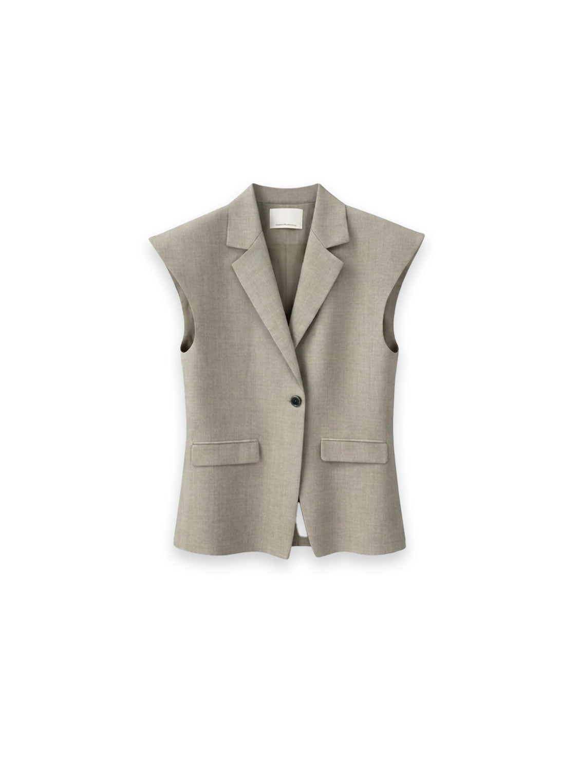Leinenweste mit strukturierter Oberfläche