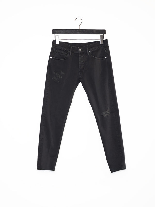 Jeans mit distressed Details