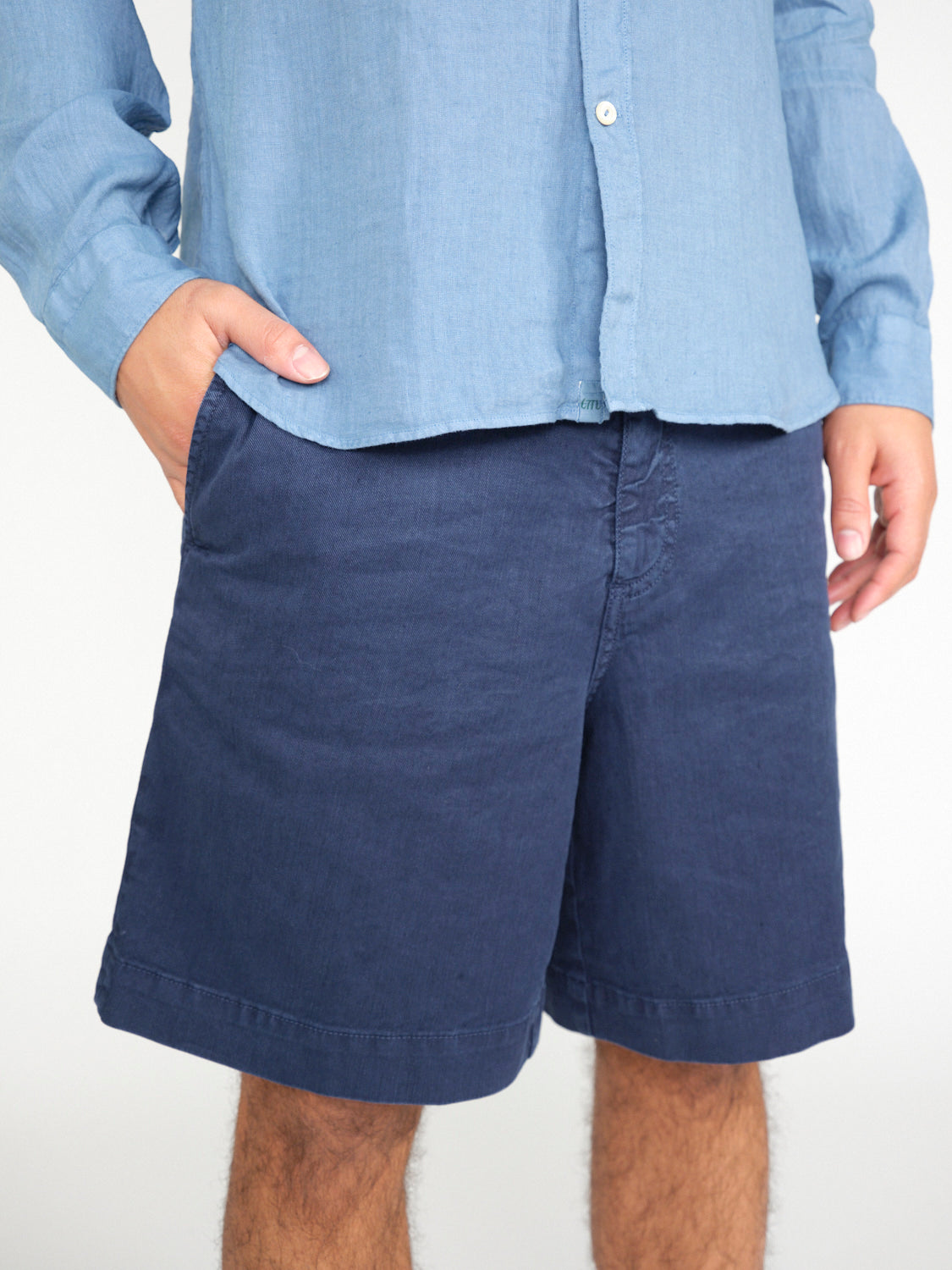 Otto Bermuda – Leinen-Baumwoll-Shorts