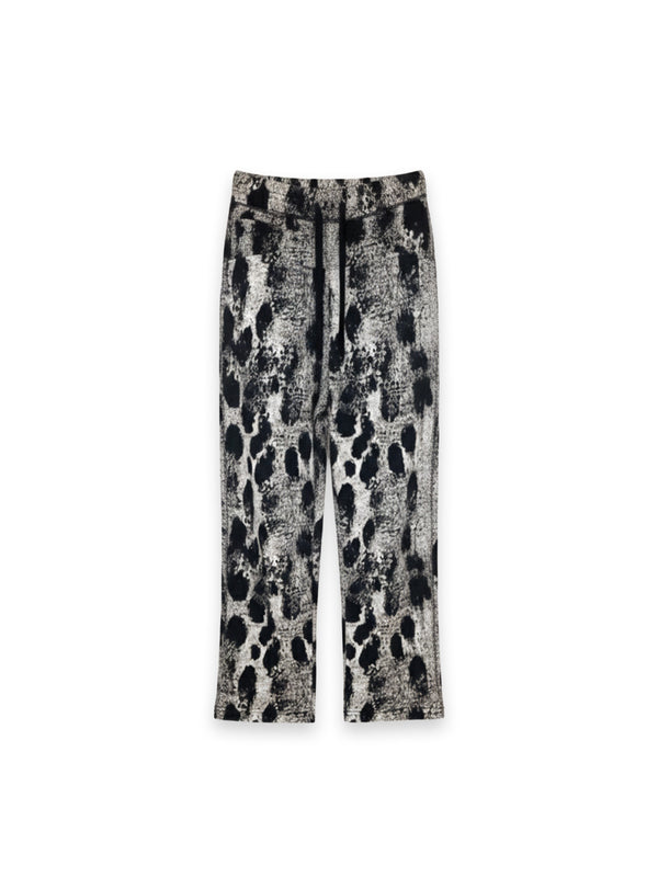 Relaxed Hose mit Animal Print