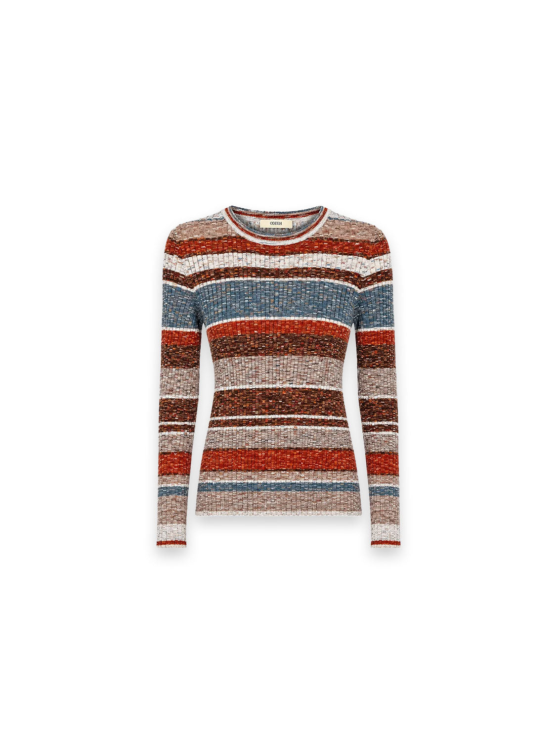 Gestreifter Pullover aus Schurwolle