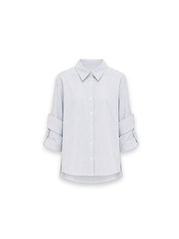 Bluse mit Nadelstreifen