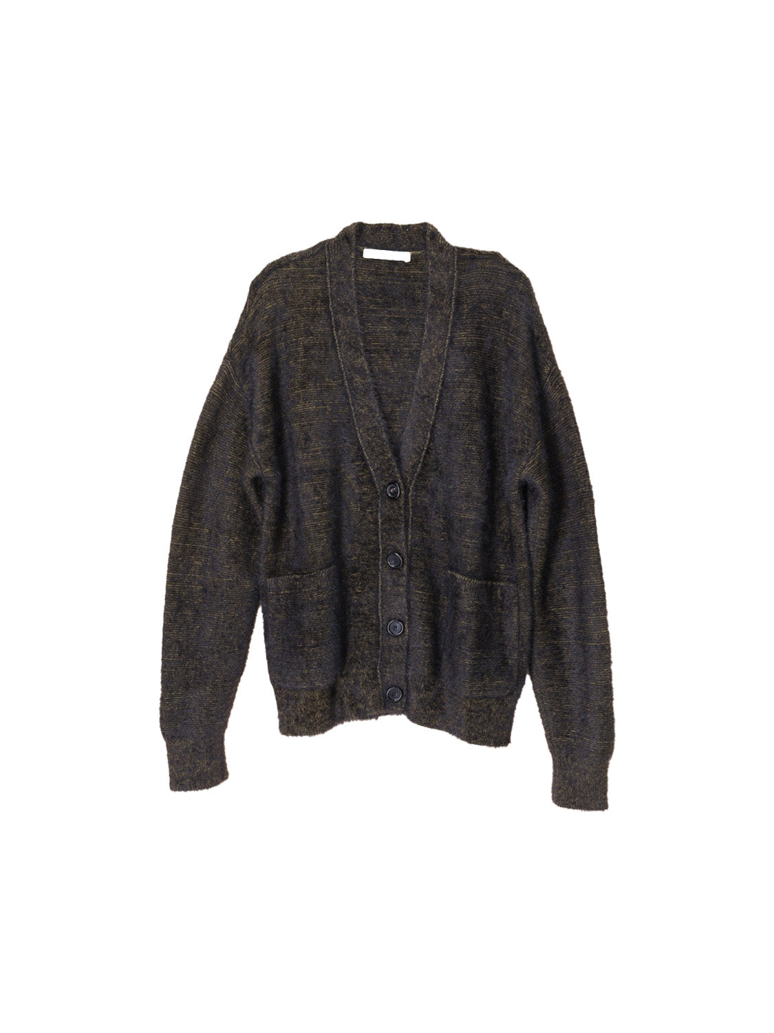 Mellierter Cardigan aus Woll-Mix