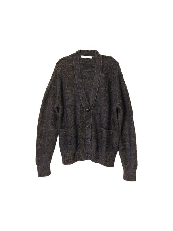 Mellierter Cardigan aus Woll-Mix