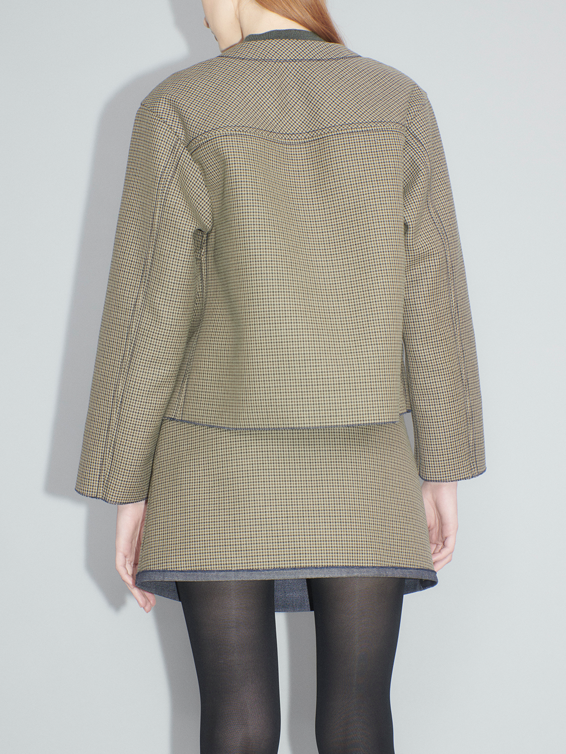 Karierter Blazer – Jacke aus Baumwolle