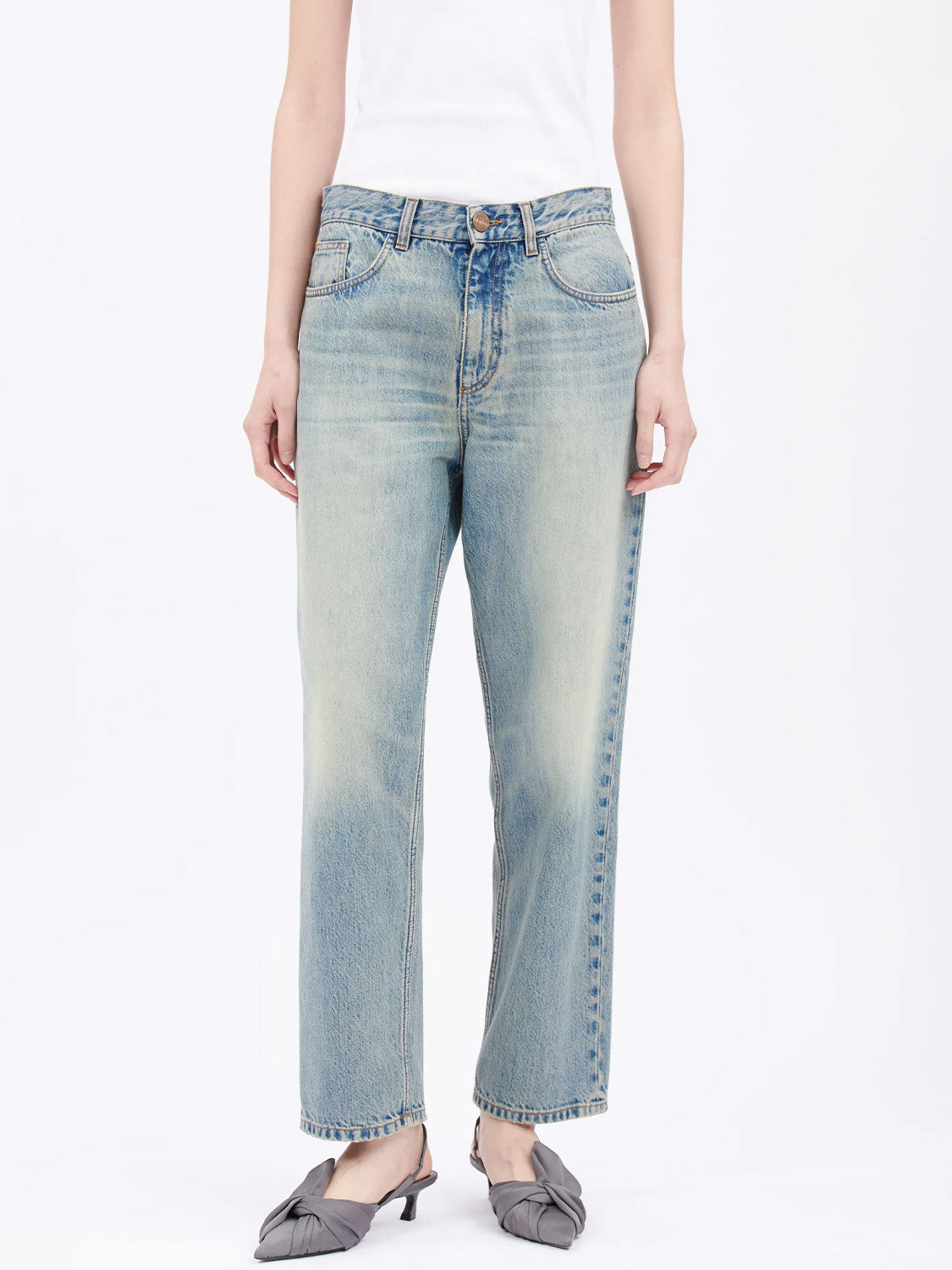 Jeans mit authentischer Vintage-Waschung