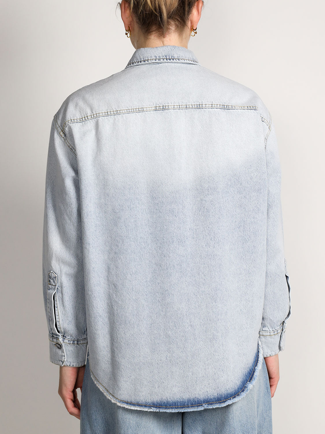 Denim-Hemd aus Baumwolle