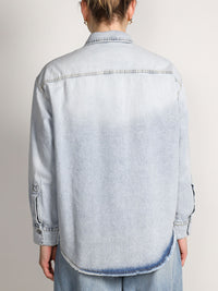 Denim-Hemd aus Baumwolle