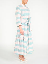 Gestreiftes Midikleid