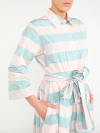 Gestreiftes Midikleid