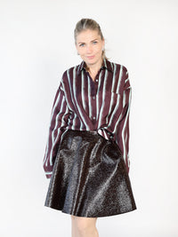 Shirt – Seidenbluse mit Streifen 