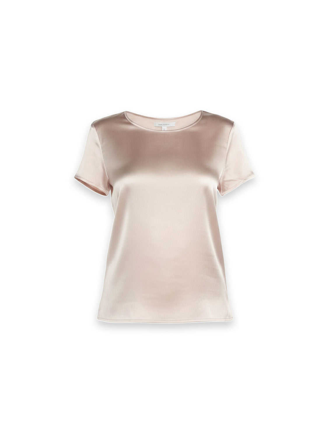 T-Shirt mit Crew-Neck aus Seide