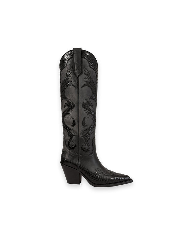 Tucson Western-Stiefel mit Kroko-Details