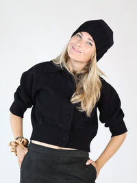 Wollmütze mit Batch