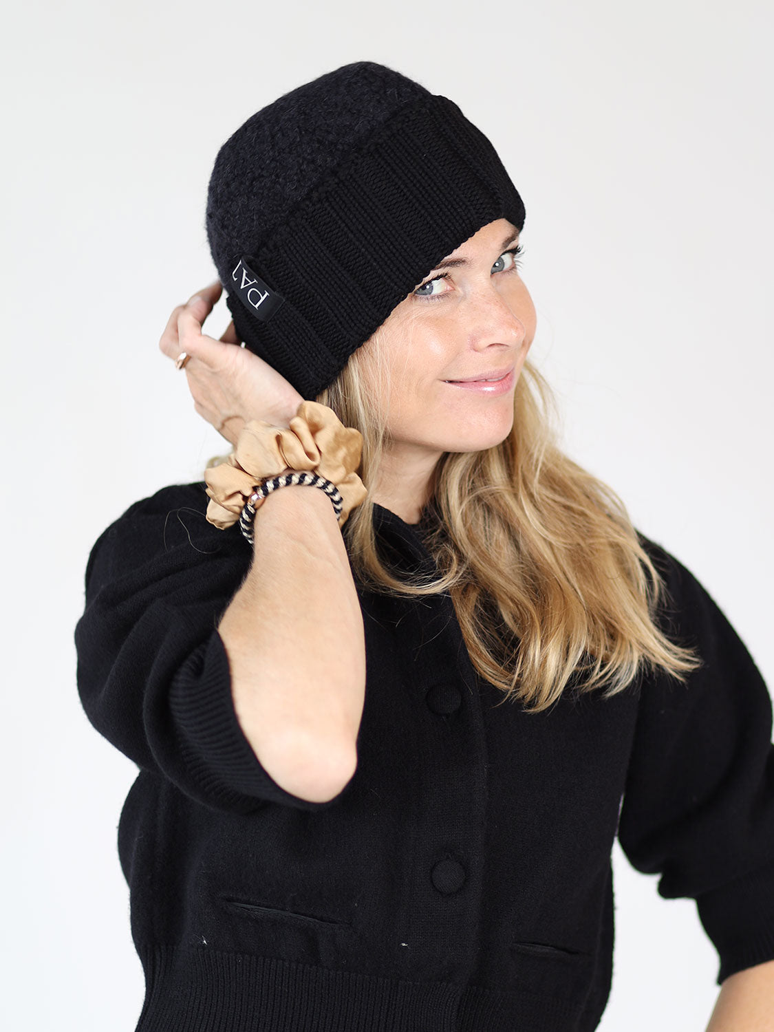 Wollmütze mit Batch