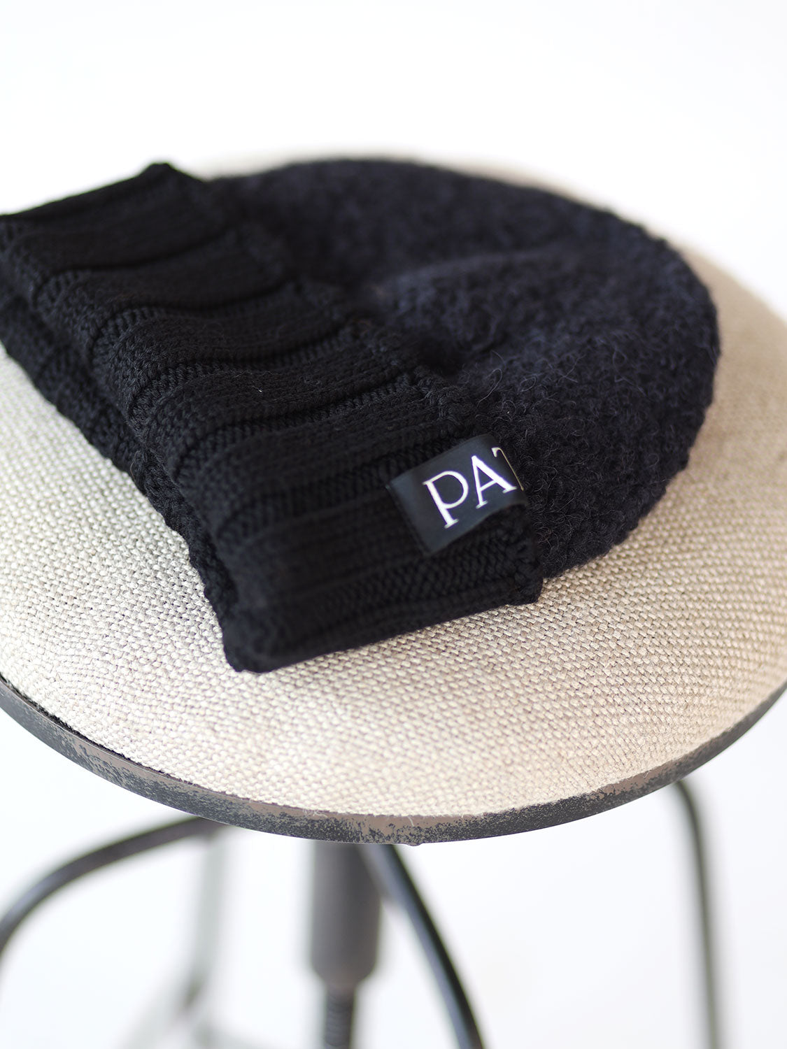 Wollmütze mit Batch