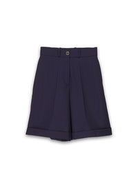 Bermuda Shorts aus Schurwolle