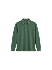 Polo Ralph Lauren Langarm-Poloshirt aus Baumwolle in Grün