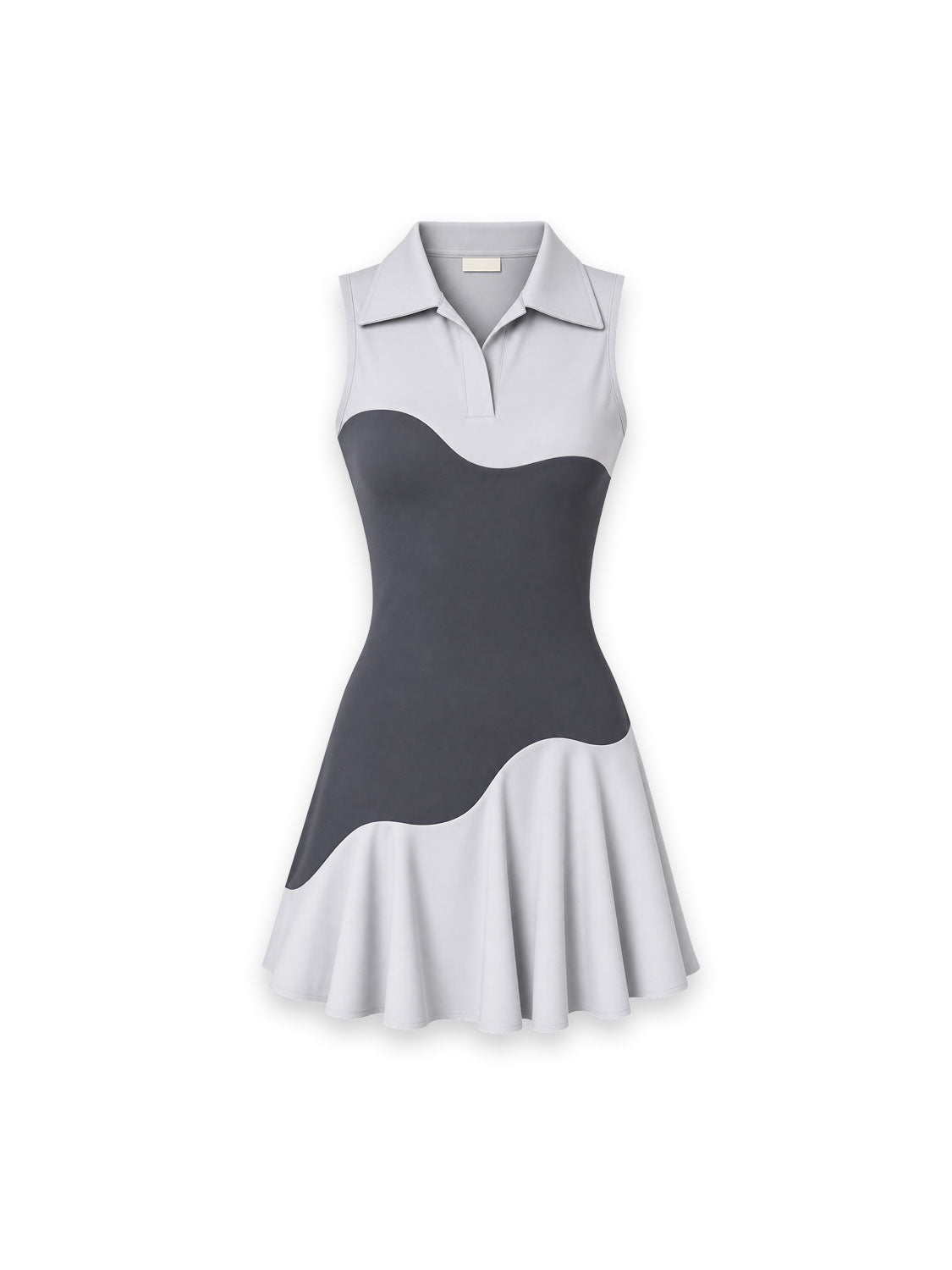 Wave Dress - Ärmelloses Kleid