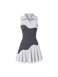 Wave Dress - Ärmelloses Kleid