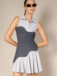 Wave Dress - Ärmelloses Kleid