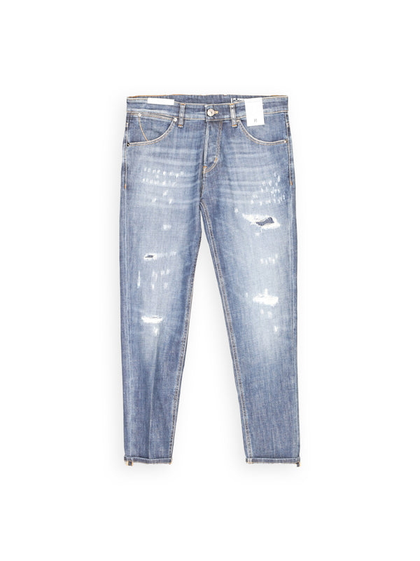 Destroyed Jeans aus Baumwolle und Stretch