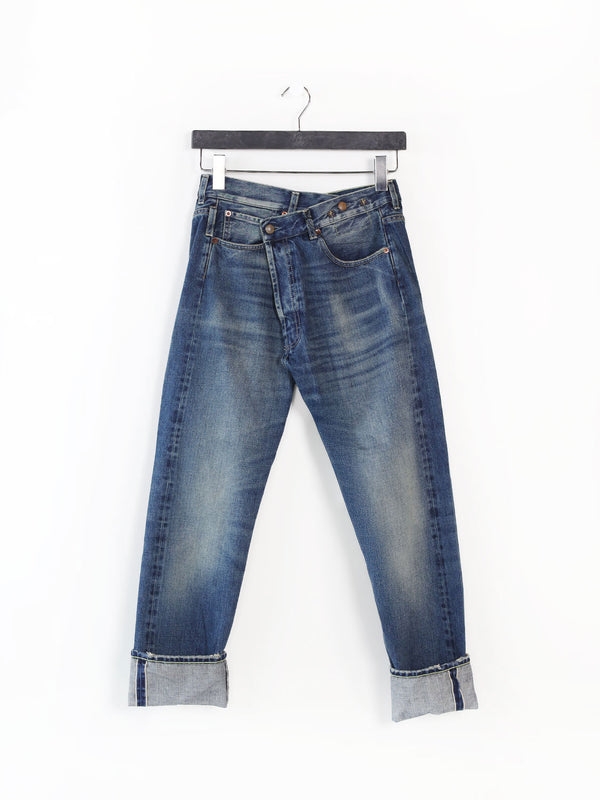 Cuffed Crossover  - Jeans aus Baumwolle