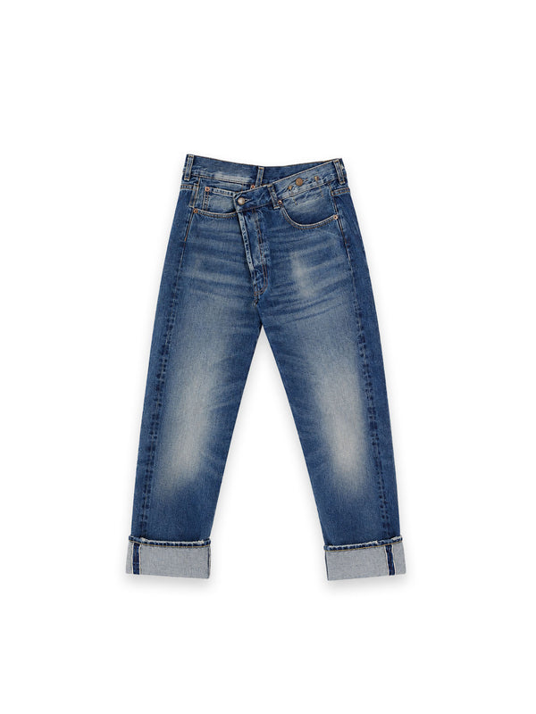 Cuffed Crossover  - Jeans