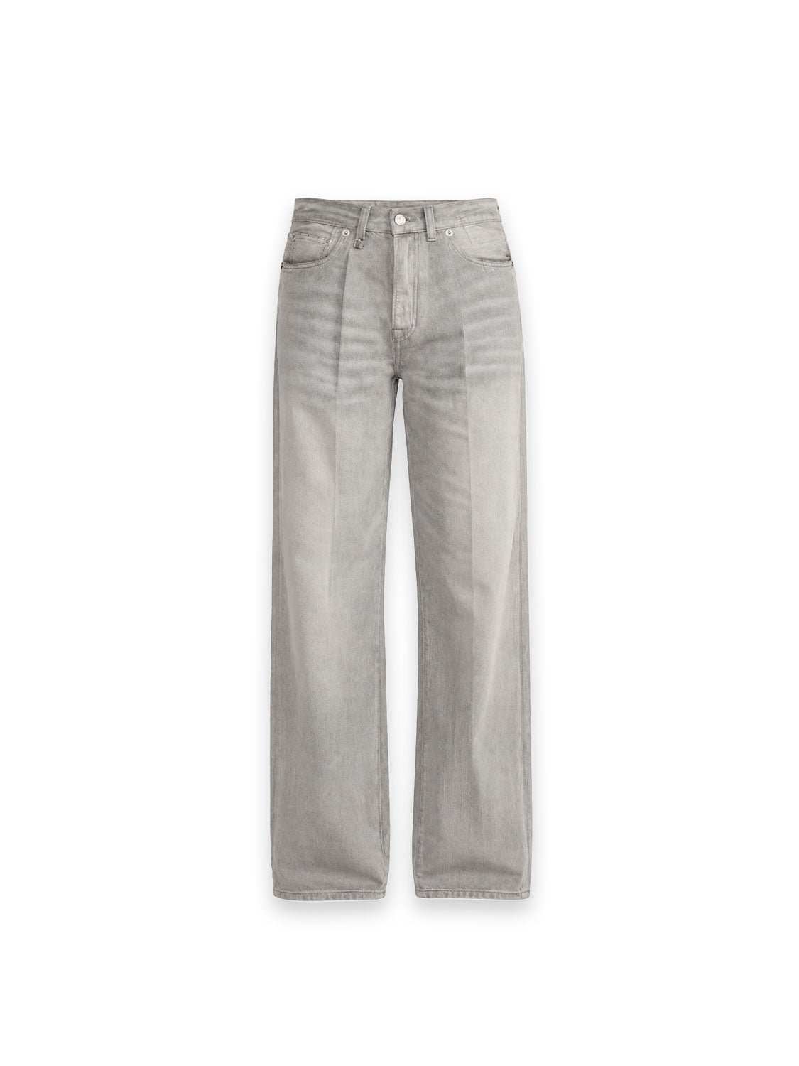 Damon – Jeanshose mit Bundfalte und ausgestelltem Bein