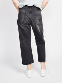 Boyfriends Jeans mit Used-Details