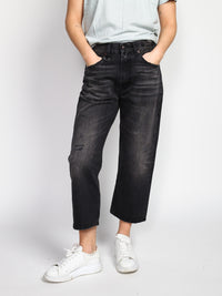 Boyfriends Jeans mit Used-Details