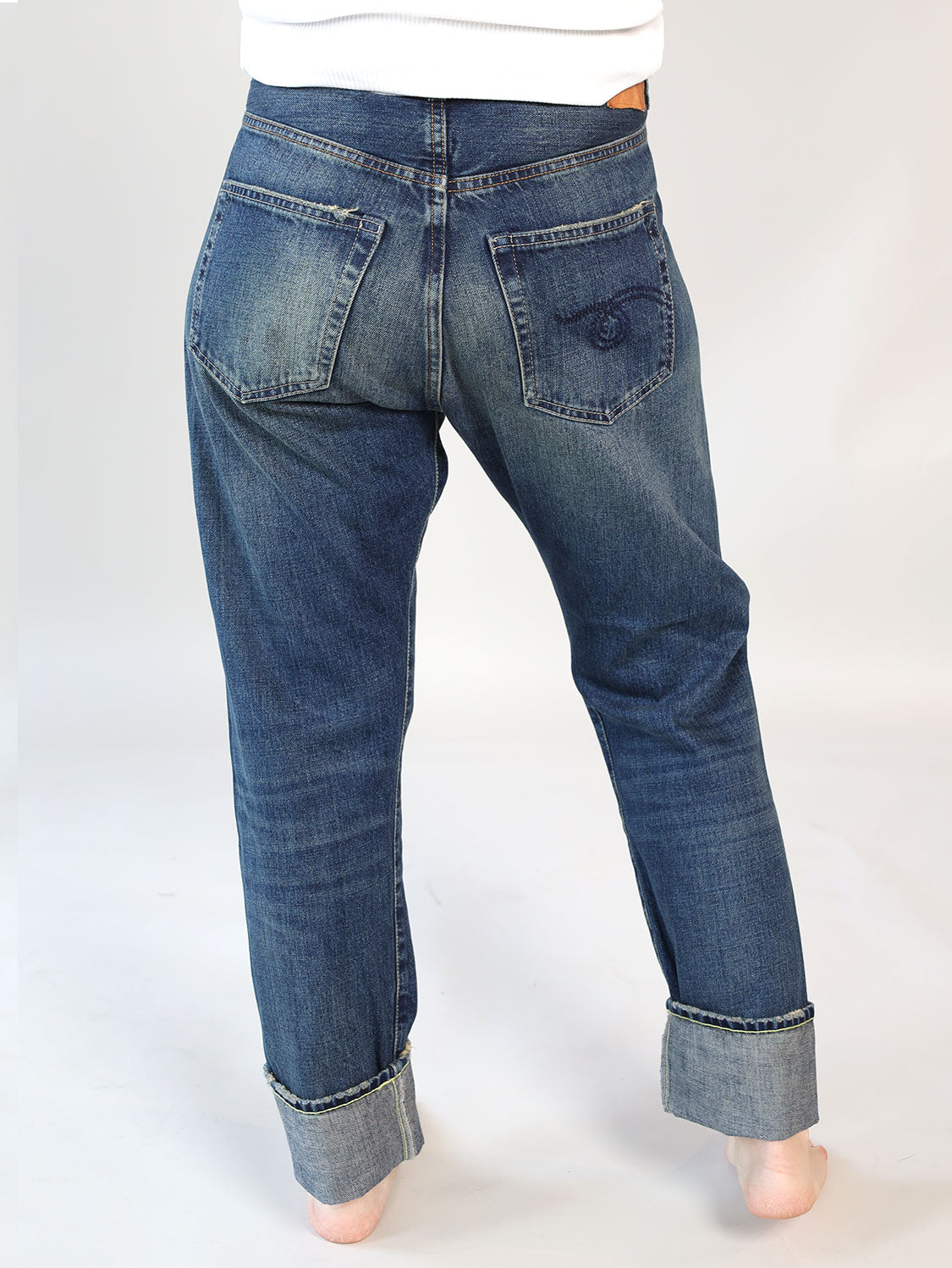 Cuffed Crossover  - Jeans aus Baumwolle