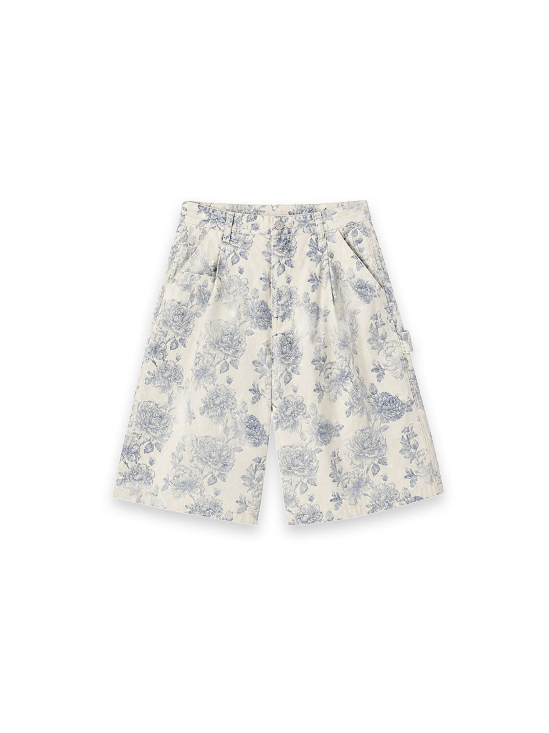 Jesse Shorts – Floraler Baumwoll-Twill