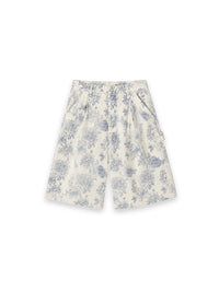 Jesse Shorts – Floraler Baumwoll-Twill