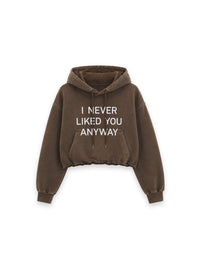 I Never Liked Pullover – Markanter Frontprint
