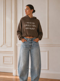 I Never Liked Pullover – Markanter Frontprint