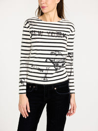 Patch Breton – Gestreiftes Long Sleeve