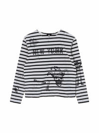 Patch Breton – Gestreiftes Long Sleeve